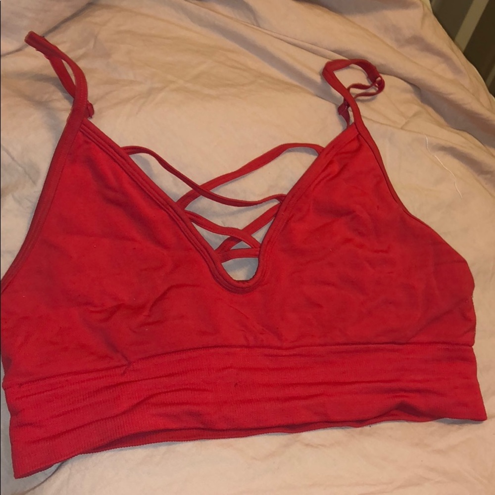 Pink bralette